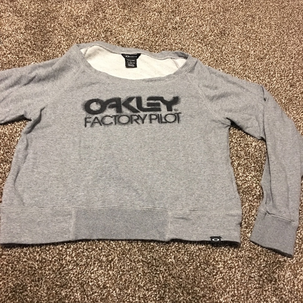 Women’s Oakley Sweatshirt Crop Top sz S